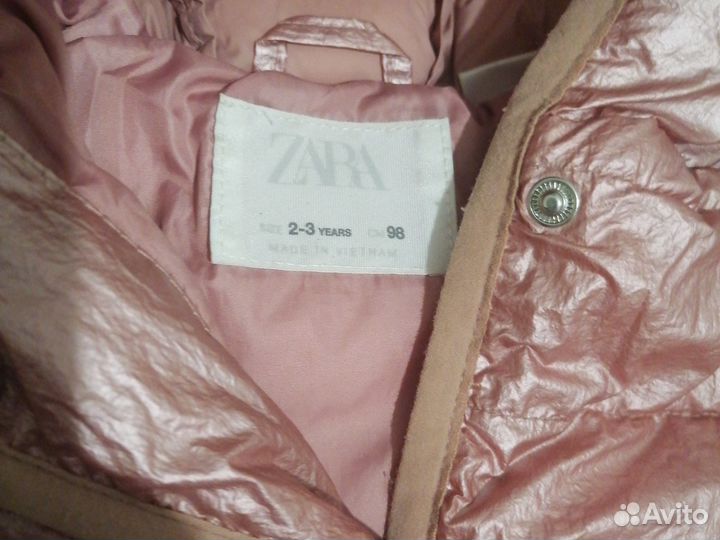 Куртка демисезонная для девочки 98 zara