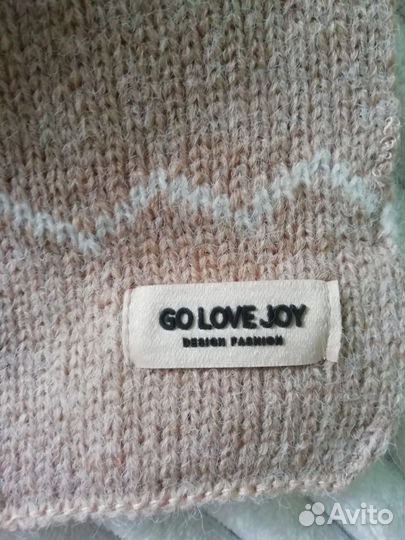 Шапка ушанка женская вязаная