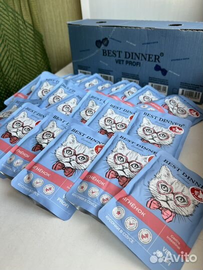 Влажный корм Best Dinner Ягненок 22шт