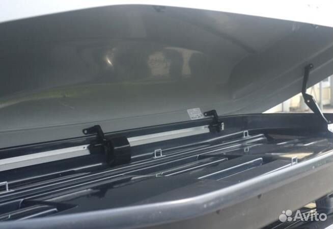 Автобокс 480 л. Коффер серый мат. (195х82х45см.)