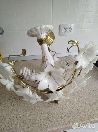 Люстра потолочная бу