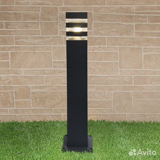 Столб уличный современный 1 лампа