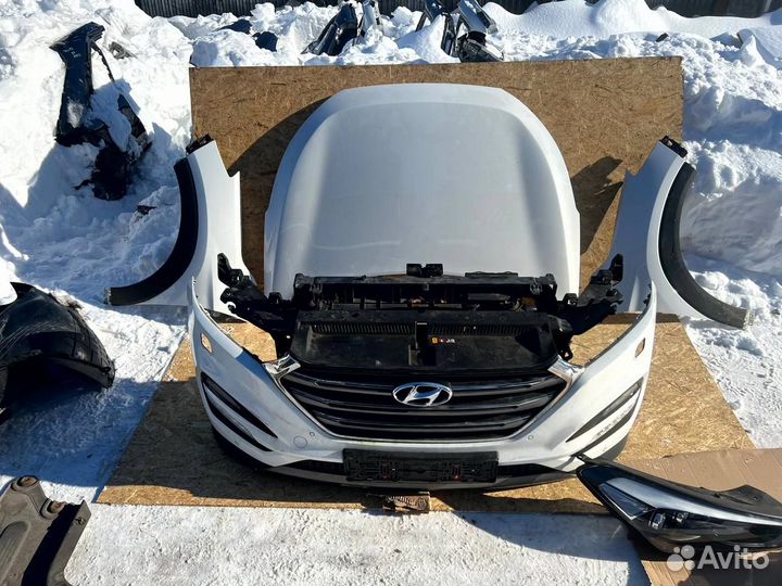 Передняя часть Hyundai Tucson 3 2015-2018 дорест