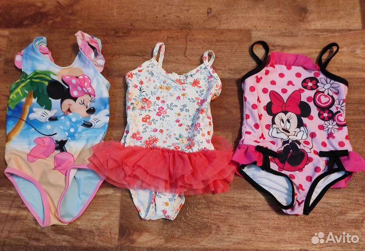 Купальники на малышку на 1-3 года