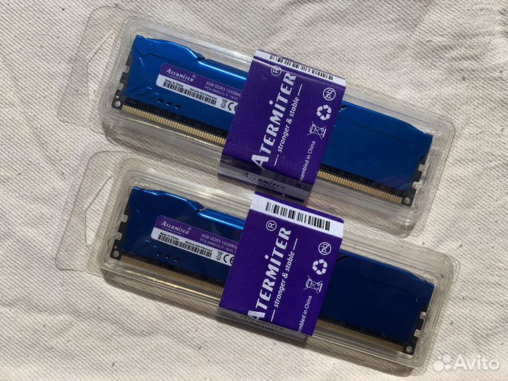 DDR3 PC3-10600 1333MHz 8Gb + 8Gb