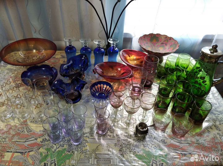 Стаканы,фужеры,вазы Чехия