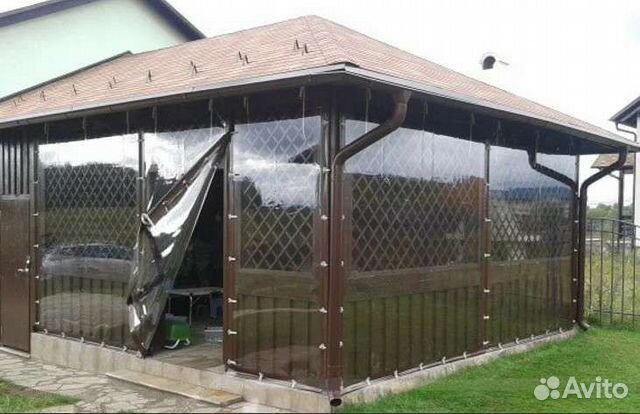 Мягкие окна для террас и беседок в Тюмени | Услуги | Авито