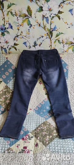 Джинсы теплые