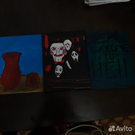 Мини картина на холсте