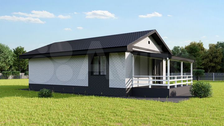 Дом 70 м² на участке 9,5 сот.