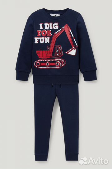 C&A новый комплект толстовка и штаны