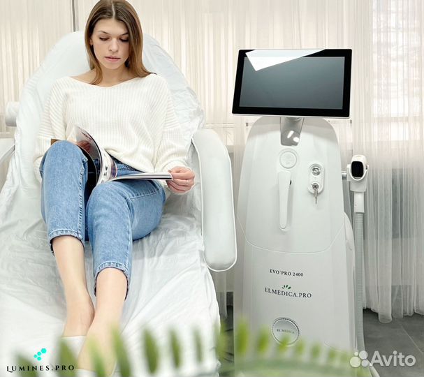 Диодный лазер для эпиляции Lumines. Макс Про 2000вт