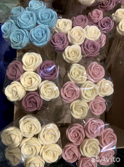 Шоколадные цветы