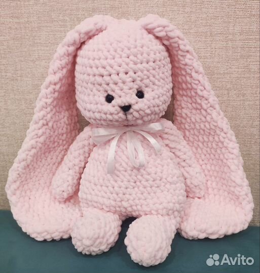 Мягкая игрушка заяц ручной работы