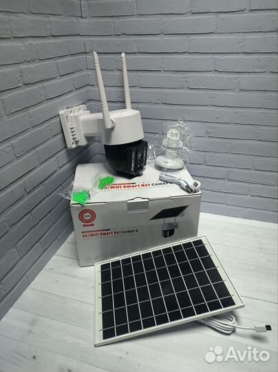 Камера видеонаблюдения на солнечных батареях 4G