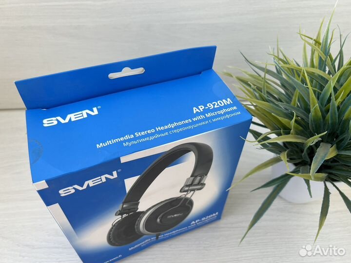 Проводные наушники с микрофоном sven ap-920m