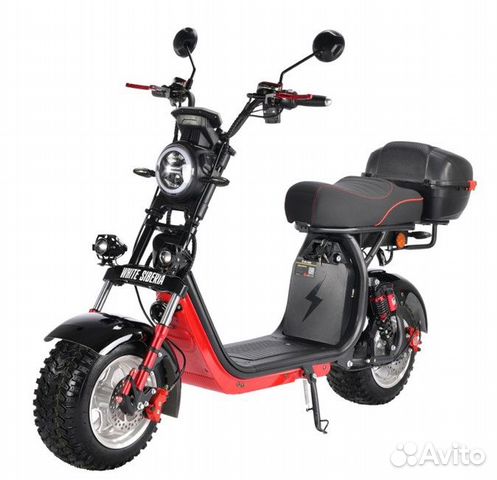 Электроскутер white siberia PRO 2500W black 2022г