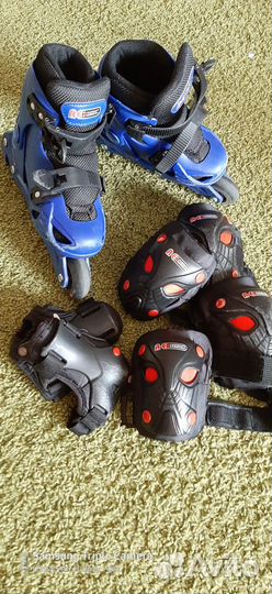 Ролики детские раздвижные р.29-32