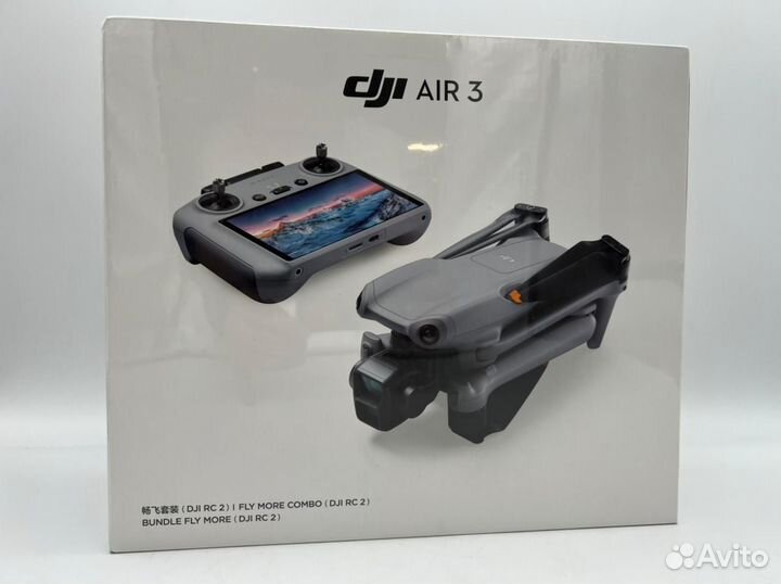 Квадрокоптер dji air 3 fly more combo с пультом RC