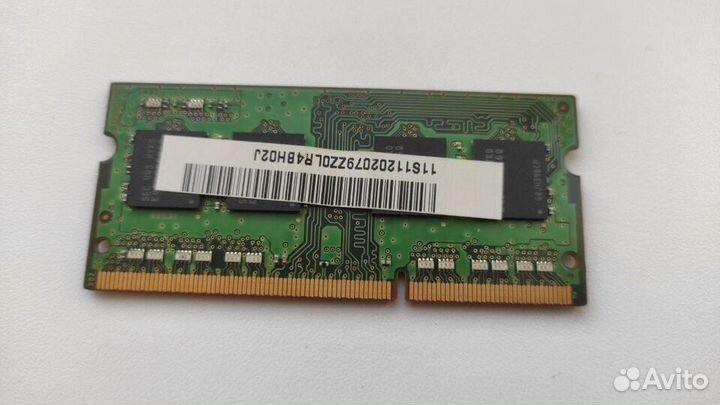Оперативная память Samsung 4 гб DDR3L sodimm