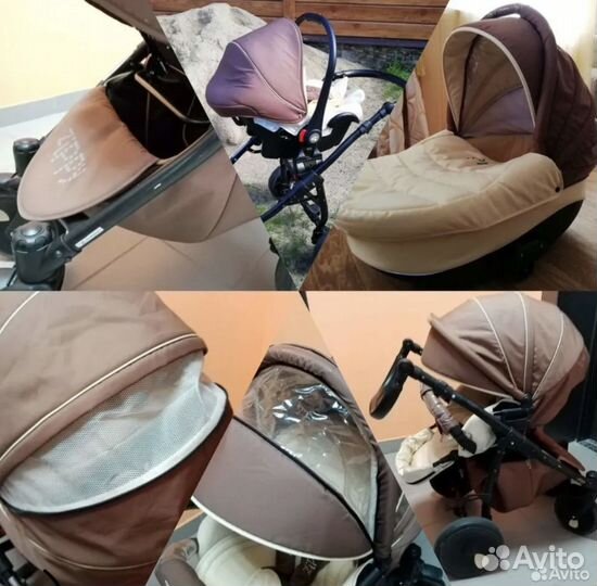 Коляска 3 в 1 tutis zippy