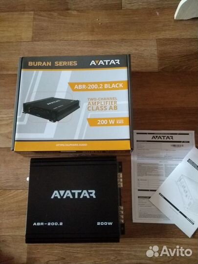 Усилитель Avatar ABR-200.2 black