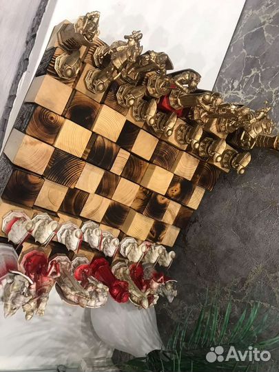 Шахматы гарри поттер, ручная работа