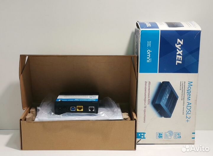 Модем Zyxel omni adsl2