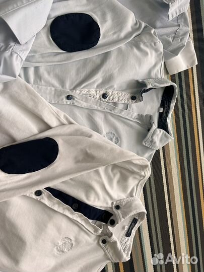 5 рубашек 134, брюки 134 школа для мальчика