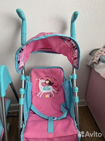 Коляска и качели для куклы