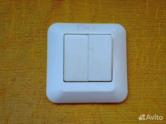 Корпус выключателя с клавишами