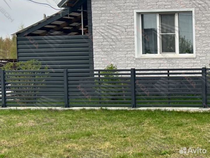 Забор Ранчо горизонтальный