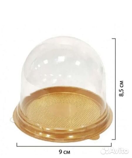 Купольная упаковка для мыла, десертов