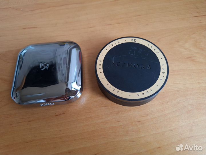 Пудры Kiko и Sephora