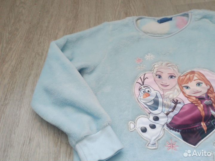 Кофта свитер на девочку холодное сердце 5-6 лет