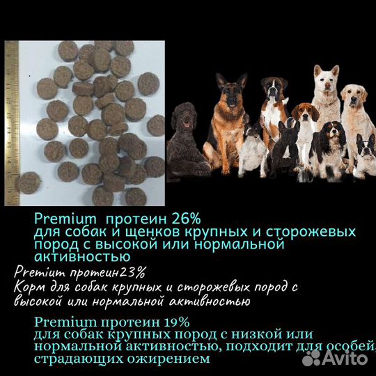 Сухой корм для собак 20 кг Домодедово