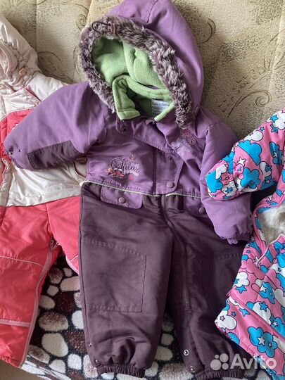 Зимний комбинезон для девочки