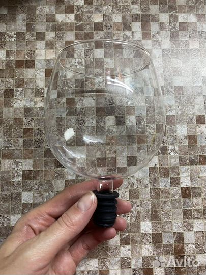 Новый бокал - пробка - фужер для вина (450 мл)