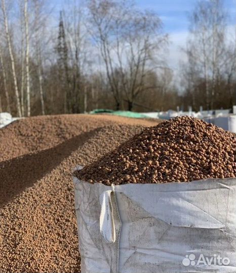 Керамзит в мешках