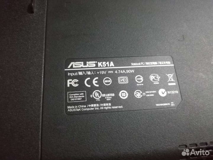 Ноутбук asus