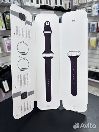 Ремешок Apple Watch 45mm Dark Cherry Sport Band