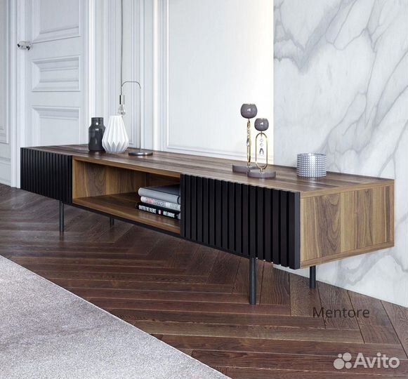 Тумба тв Batista с дверцами / 1600х400х200 мм