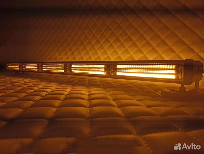 Мигалка жёлтая светодиодная 75 см 12-24v