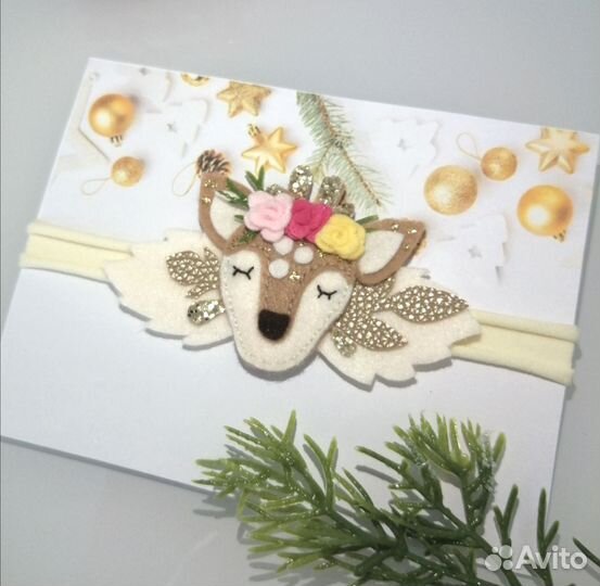 Повязка на голову для девочки