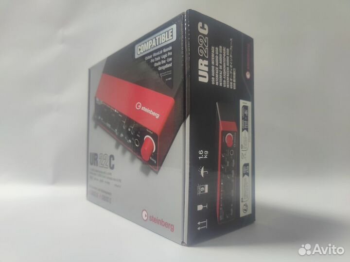 Внешняя звуковая карта Steinberg UR22C Red