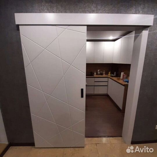 Двери межкомнатные эмаль раздвижные новые