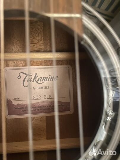 Классическая гитара Takamine GC2–BLK