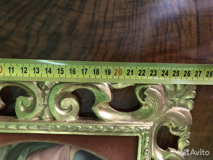 Антикварная плакетка «Сикстинская Мадонна»