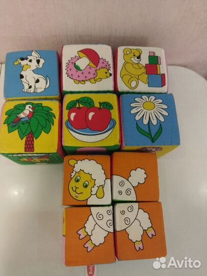 Кубики мягкие (мякиши)