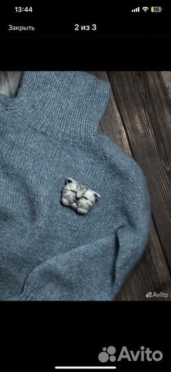 Брошь ручной работы 